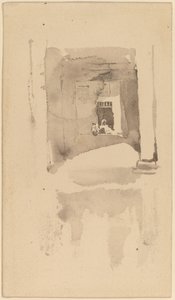 A Doorway in Ajaccio by James Abbott McNeill Whistler