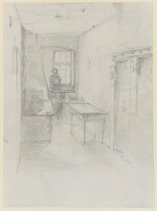 A Kitchen at Lutzelbourg by James Abbott McNeill Whistler