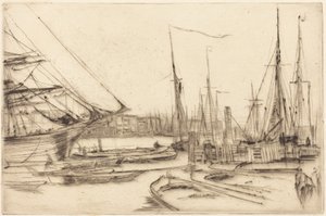 A Sketch from Billingsgate by James McNeill Whistler