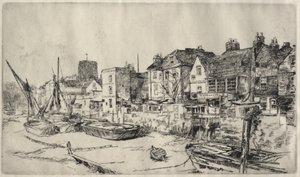 "Adam and Eve" Tavern, Old Chelsea by James McNeill Whistler