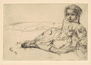 Bibi Valentin by James Abbott McNeill Whistler