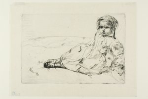 Bibi Valentin by James Abbott McNeill Whistler