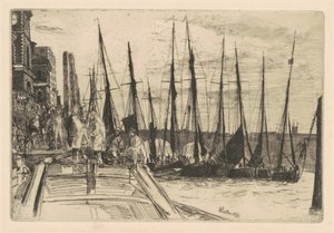 Billingsgate by James Abbott McNeill Whistler