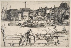 Black Lion Wharf by James McNeill Whistler