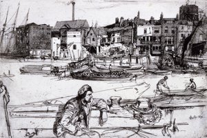 Black Lion Wharf by James McNeill Whistler