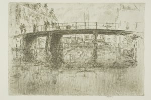 Bridge, Amsterdam by James Abbott McNeill Whistler