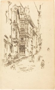 Chancellerie, Loches by James Abbott McNeill Whistler