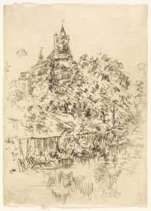 Château de Verneuil, Touraine by James Abbott McNeill Whistler