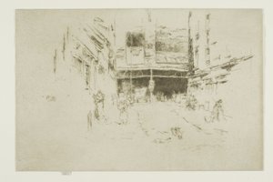 Clothes-Exchange, Houndsditch, No. 1 by James Abbott McNeill Whistler
