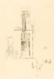 Cocks and Hens, Hôtel Colbert by James Abbott McNeill Whistler