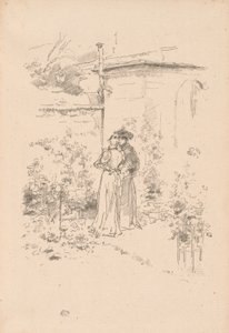 Confidences in the Garden by James Abbott McNeill Whistler