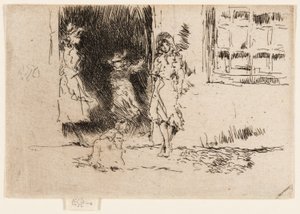 Cottage Door by James Abbott McNeill Whistler