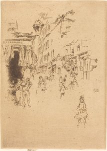 Cutler Street, Hounsditch by James Abbott McNeill Whistler