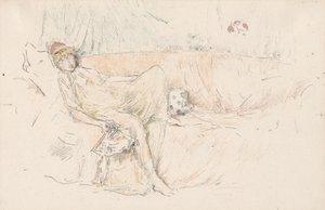 Draped Figure, Reclining