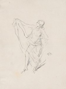 Draped Model, Dancing by James McNeill Whistler