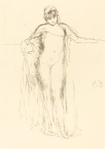 Draped Model, Standing by James Abbott McNeill Whistler