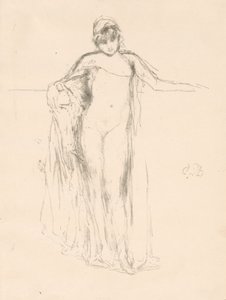 Draped Model, Standing