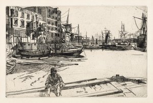 Eagle Wharf by James McNeill Whistler