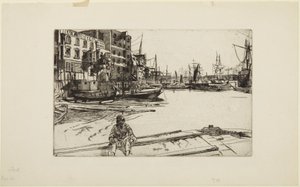 Eagle Wharf by James McNeill Whistler