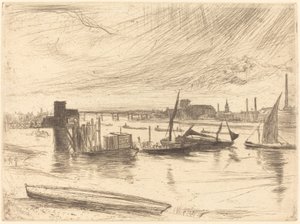 Early Morning, Battersea by James Abbott McNeill Whistler