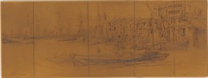 Etching Plate: Thames Warehouses