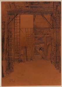 Etching Plate: The Lime-burner by James Abbott McNeill Whistler