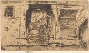 Fish-Shop, Venice by James McNeill Whistler