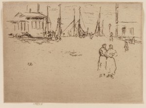 Fishing Quay, Ostend by James Abbott McNeill Whistler