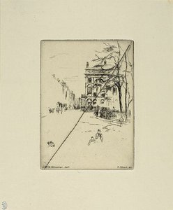 Fitzroy Square by James McNeill Whistler