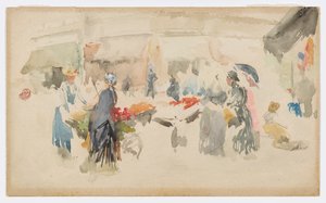 Flower Market: Dieppe