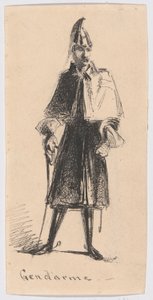 Gendarme by James Abbott McNeill Whistler