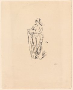 Girl with Bowl by James Abbott McNeill Whistler