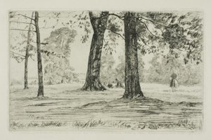 Greenwich Park by James Abbott McNeill Whistler