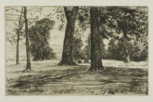 Greenwich Park by James Abbott McNeill Whistler