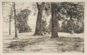 Greenwich Park by James McNeill Whistler