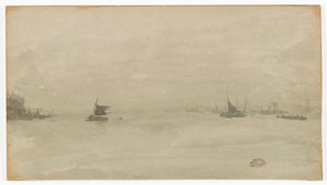 Grey and Silver – Liverpool by James Abbott McNeill Whistler