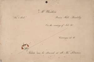 Invitation to Mr. Whistler
