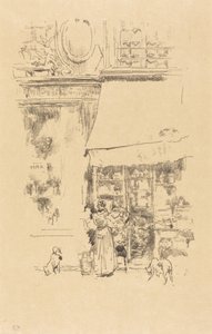 The Fruit Shop on Rue de Grenelle by James McNeill Whistler
