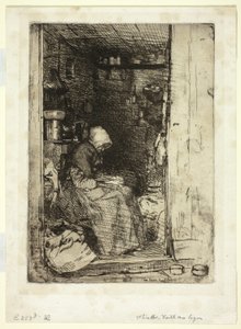 The Old Woman with Rags by James Abbott McNeill Whistler
