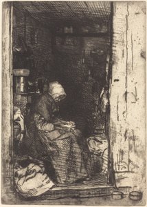 The Old Woman with Rags by James Abbott McNeill Whistler