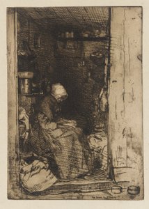 The Old Woman with Rags by James Abbott McNeill Whistler