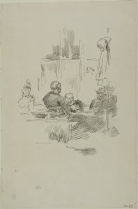 Late Picquet by James Abbott McNeill Whistler
