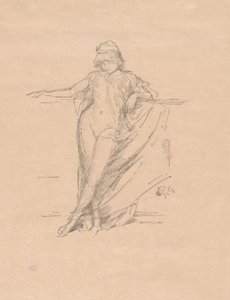 Little Draped Figure, Leaning by James Abbott McNeill Whistler
