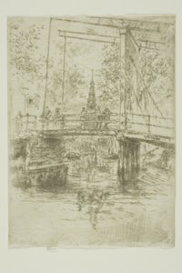 Little Drawbridge, Amsterdam by James Abbott McNeill Whistler