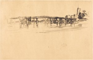 Little Putney No. 1 by James McNeill Whistler
