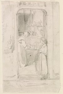Pumpkin Seller in Cologne by James Abbott McNeill Whistler
