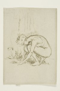 Model Stooping by James Abbott McNeill Whistler