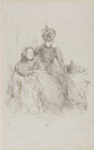 Mother and Daughter by James Abbott McNeill Whistler
