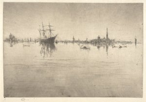 Nocturne, from the First Venice Set (Venice, A Series of Twelve Etchings) by James McNeill Whistler