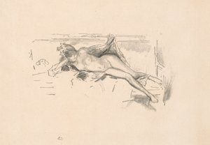 Nude Model, Reclining
